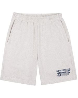 Sporty & Rich Side-Pockets Track Shorts - White