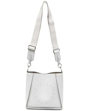 Stella McCartney Logo Square Crossbody Bag - White