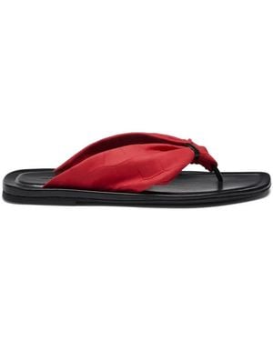 Loulou de Saison Leather Sandals - Red
