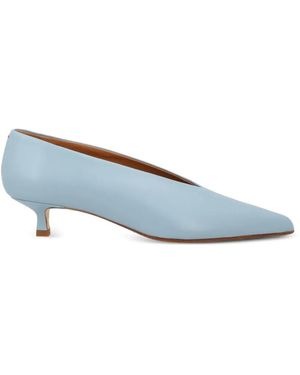 Aeyde Zapatos Clara De Piel Con Tacón - Azul