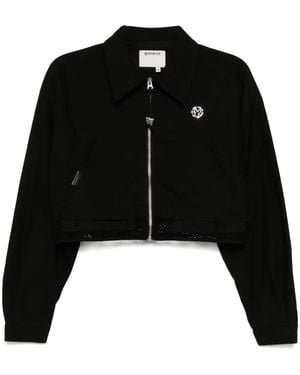 Musium Div. Logo Cropped Jacket - Black