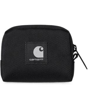 Carhartt Richmond Logo-Patch Coin Wallet - Black