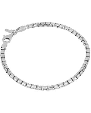 Desmo Venetian Box-Chain Bracelet - Metallizzato