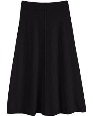 Chinti & Parker High-Waisted Midi Skirt - Black