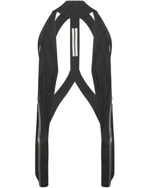 Rick Owens Temple Cotton Vest - Black