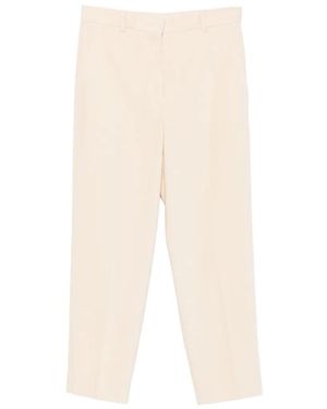 Circolo 1901 Corduroy-Effect Tailored Pants - White