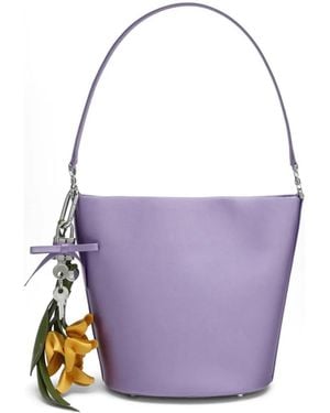 Self-Portrait Beuteltasche Aus Satin - Lila