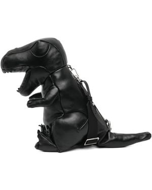 Maison Mihara Yasuhiro Dolls Dinosaur Shoulder Bag - Black