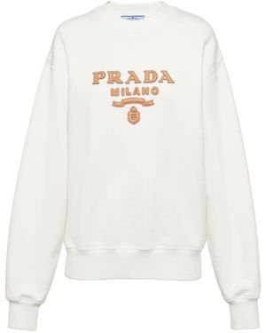 Prada ロゴ スウェットシャツ - ホワイト