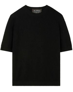 Alanui Finest Short-Sleeve T-Shirt - Black