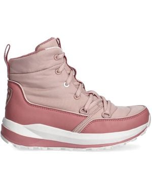 Rossignol Panelled Ankle Boots - Pink