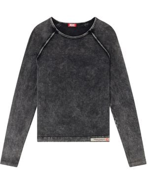 DIESEL Faded Long-sleeve Top - グレー