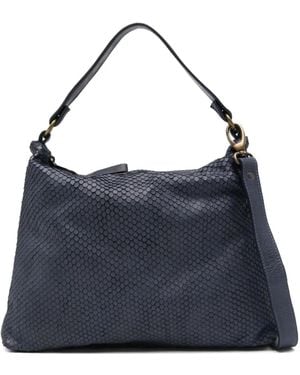 SOMMET Bolso shopper texturizado - Azul