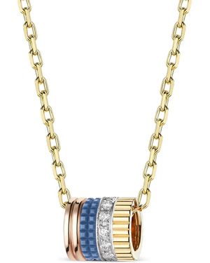 Boucheron Quatre Blue Edition ネックレス 18kイエローゴールド - メタリック