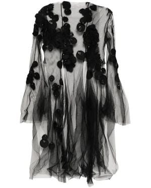 Yohji Yamamoto Veste En Dentelle - Black