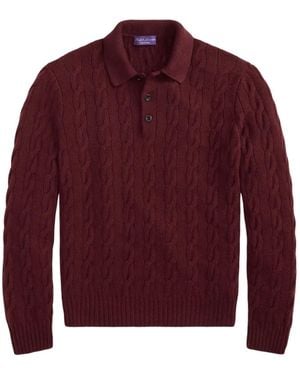 Ralph Lauren Maglione A Trecce - Rosso