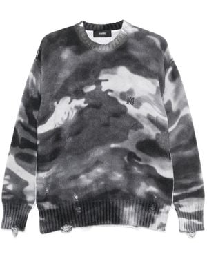 Amiri Camo Jumper - Grey