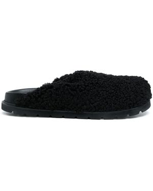 Reike Nen Faux-Fur Slip-On Loafers - Black