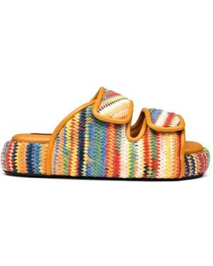 Simon Miller Cro Touch-Strap Sandals - Orange