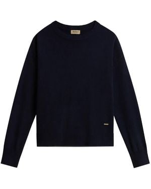 Woolrich Crew-Neck Jumper - Blue