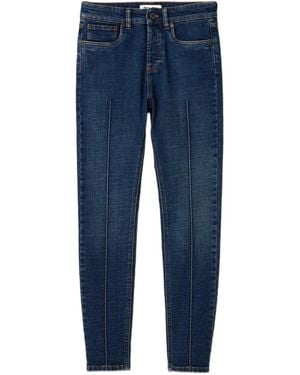 Miu Miu Logo Jeans - Blue