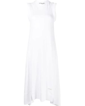 Stella McCartney Logo-Patch Detail Tank Dress - White