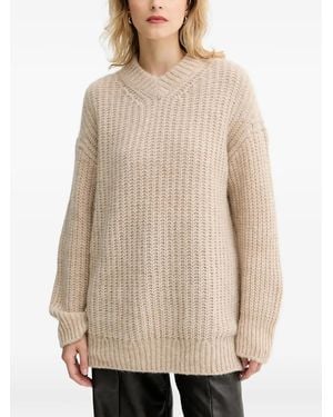 Filippa K Pullover mit V-Ausschnitt - Natur