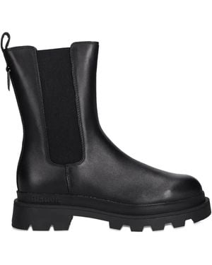 Blauer Botas chelsea con panel elástico - Negro