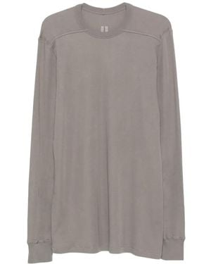 Rick Owens Maglione A Maniche Lunghe Con Inserti - Grigio