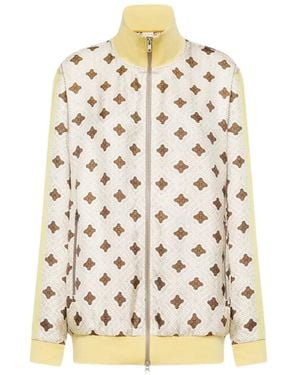 Pierre Louis Mascia Geometric Print Jacket - White