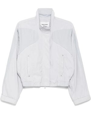 Low Classic Contrast Zip-Up Jacket - White