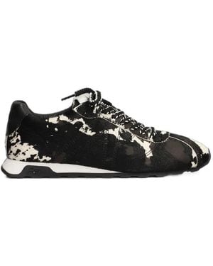 Ash Kill Bill Pony Cow Edgy Sneakers - Black
