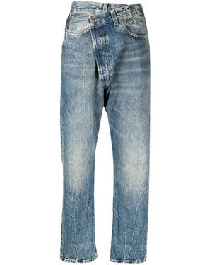 R13 Crossover High-Rise Jeans - Blue