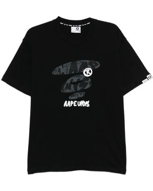 Aape By A Bathing Ape ショートスリーブ Tシャツ - ブラック