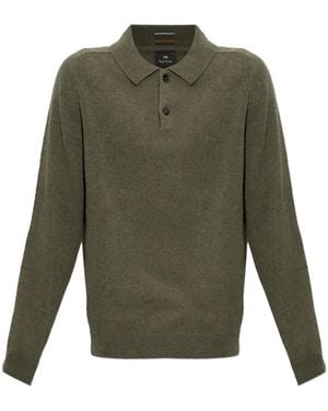 Paul Smith Button-Fastening Polo Shirt - Green