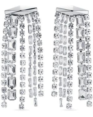 Jimmy Choo Zandra ピアス - ホワイト