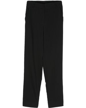 Blanca Vita Pelargo Slim-Cut Tailored Trousers - Black