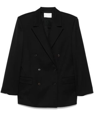 Amomento Peak-Lapel Blazer - Black