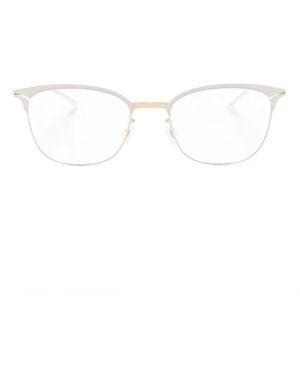 Mykita Hollis Wayfarer-Frame Glasses - White