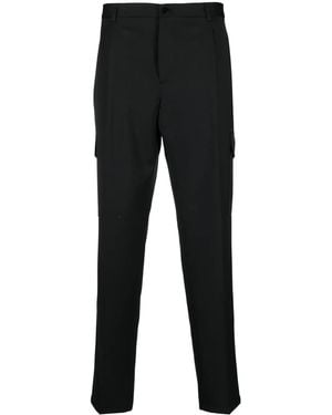 Calvin Klein Pantalon De Costume À Poches Cargo - Black