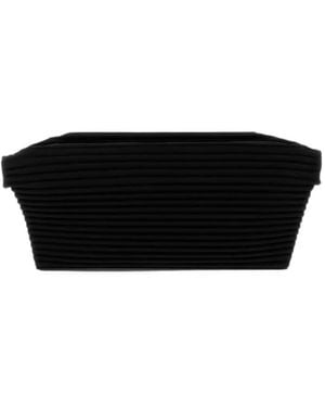Homme Plissé Issey Miyake Pleats Slim Belt Bag - Black