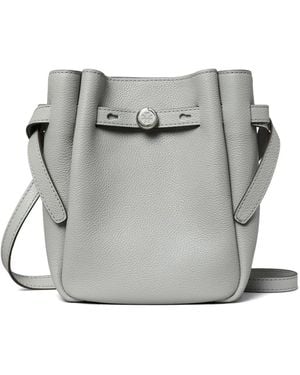 Tory Burch Bandolera Romy pequeña - Gris
