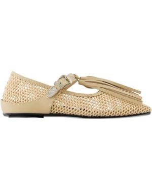 Toga Ballerinas mit Quastendetail - Natur