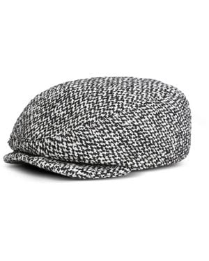 Dolce & Gabbana Tweed Baker Boy Cap - Gray