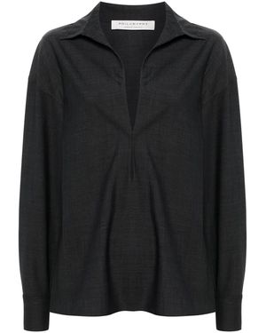 Philosophy Di Lorenzo Serafini V-Neck Blouse - Black