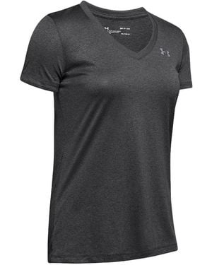 Under Armour V-Neck Short-Sleeve T-Shirt - Black