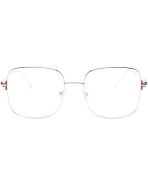 BOSS Brille Mit Eckigem Gestell - Weiß
