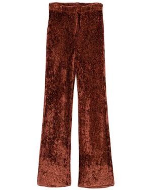 AYA MUSE Gestrickte Hose - Rot