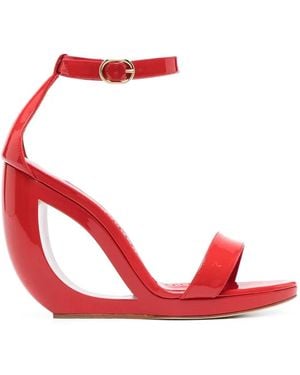 Manolo Blahnik Rocar Sandals - Red