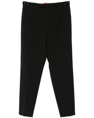 Barena Masco Tropical Buttoned Trousers - Black